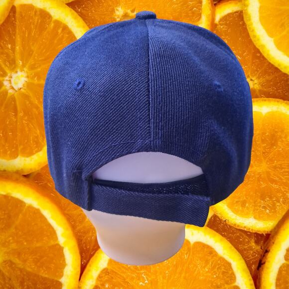 NWT DF Navy Blue Air Force Veteran Hook and Loop‎ Adjustable Baseball Hat Cap - Picture 3 of 6